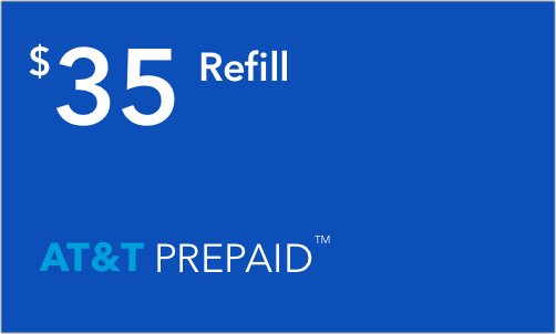 AT&T Prepaid $35 Monthly Plan Refill