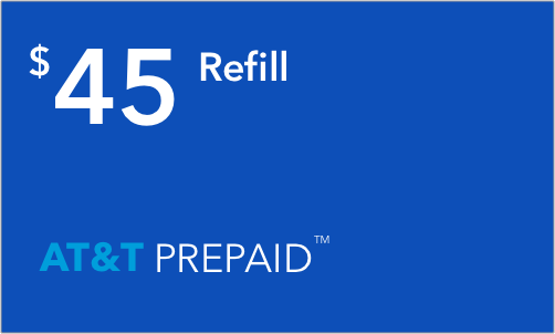 AT&T Prepaid $45 Online Refill