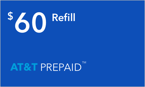 AT&T Prepaid $60 Online Refill