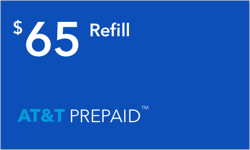 AT&T Prepaid $65 Online Refill