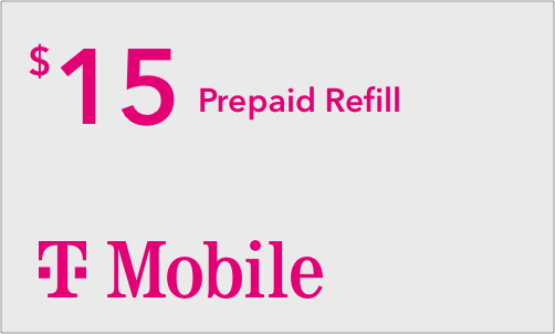 T-Mobile Prepaid $15 Refill