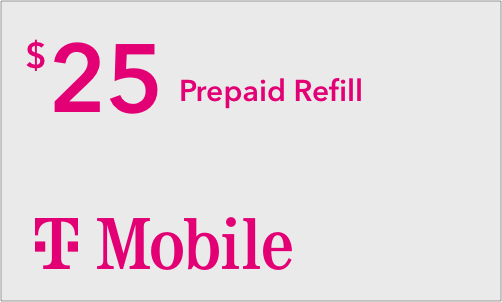 T-Mobile Prepaid $25 Refill