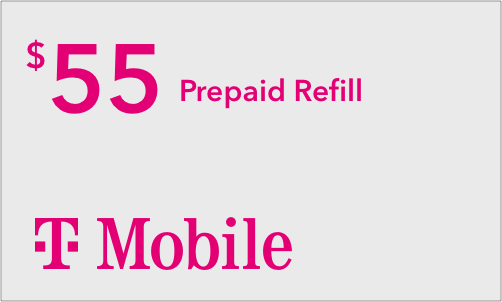 T-Mobile Prepaid $55 Refill