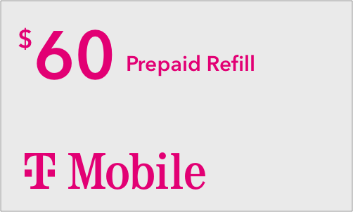 T-Mobile Prepaid $60 Refill