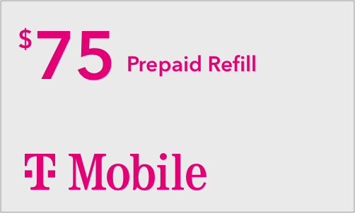 T-Mobile Prepaid $75 Refill
